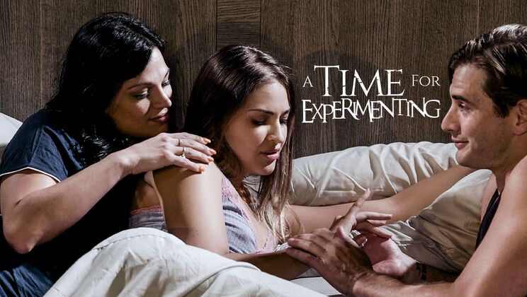 [PureTaboo] - Deepthroat and Rimming with Brunette Lovers - Nathan Bronson - Gizelle Blanco - Mona Azar