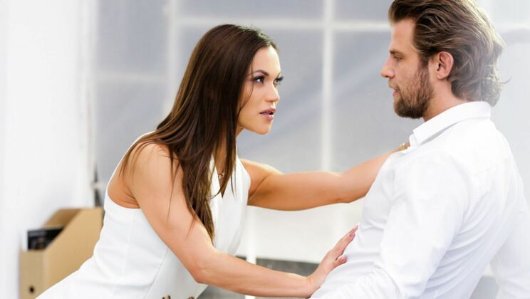 Natural Tits Office Passion