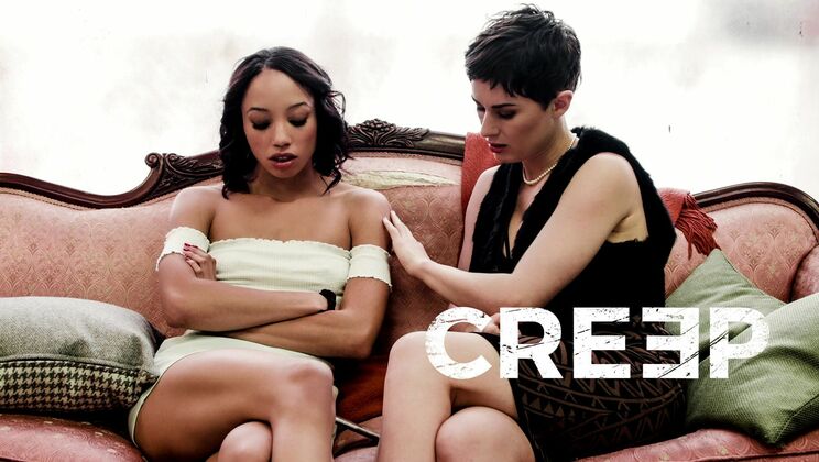 Ebony Babe Olive Glass Fingers Lesbian Partner Alexis Tae