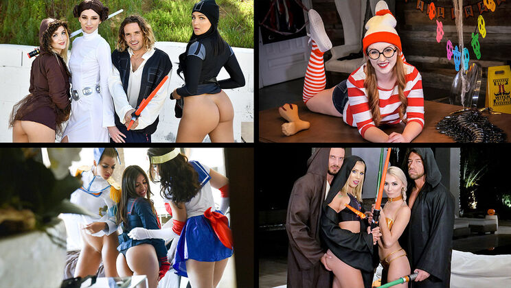[TeamSkeetSelects] - Avery Black, Brooklyn Gray, Daisy Stone, Sami Parker: Cosplay Frenzy - Daisy Stone - Sami Parker - Brooklyn Gray - Avery Black