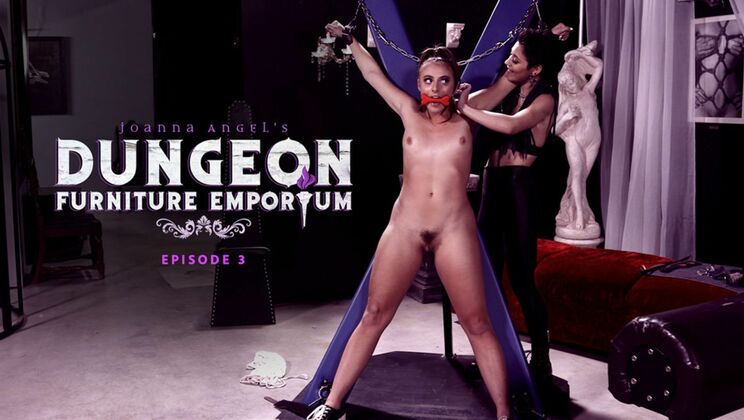 Gia Derza and Brooklyn Gray in a Lesbian Dungeon Adventure