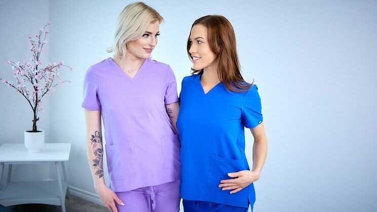 [AllGirlMassage] - Diana Grace and Hyley Winters Kiss - Diana Grace - Hyley Winters