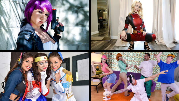 Wild Cosplay Compilation with Karlee Grey, Keira Croft, Jessie Saint