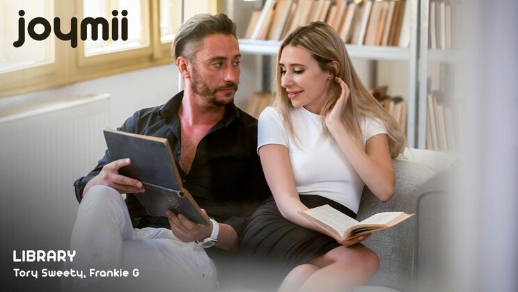 Library creampie: Tory Sweety takes big cock deep