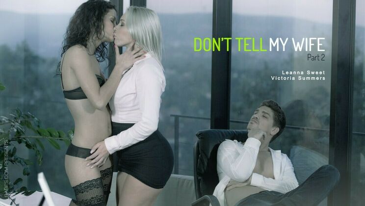 Shaved Pussy & Big Tits - Double Blowjob & Hard Fuck