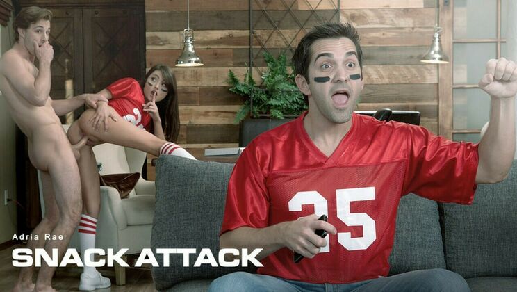 Outdoor Sex with Natural Tits Brunette Adria Rae