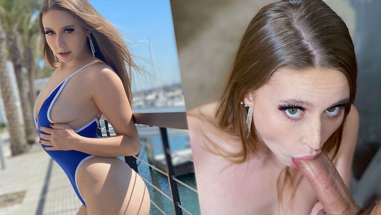 Laney Grey Sucks Romeo Mancini's Cock