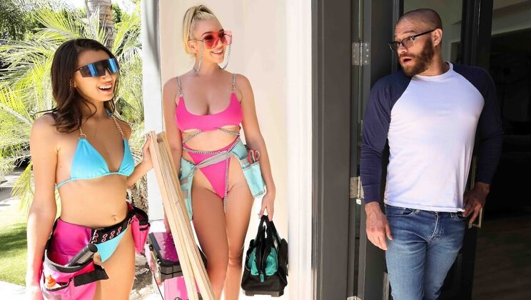 [Brazzers] - Big Cock and Little Tools - Xander Corvus - Kendra Sunderland - Maya Woulfe