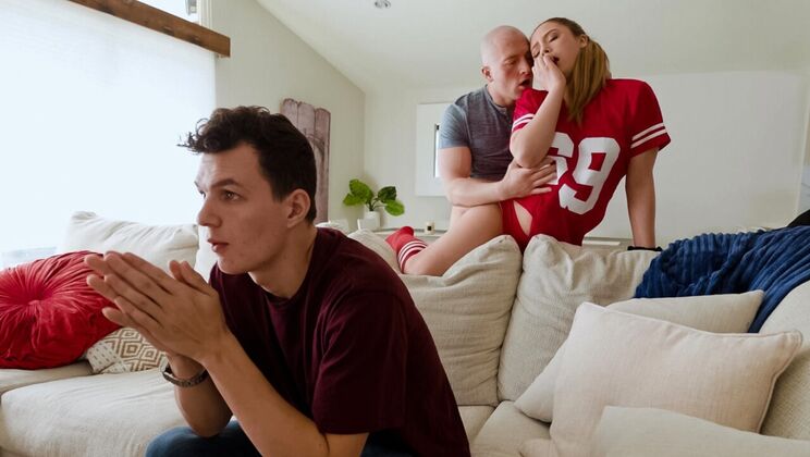 Lucy Doll's Natural Tits Bounce during Sex