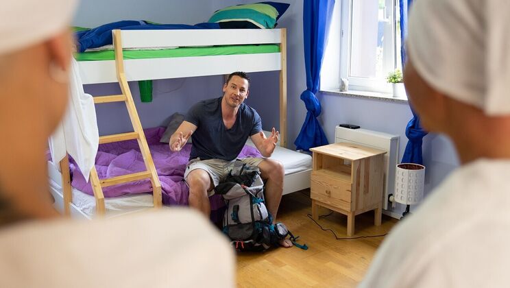 [FakeHostel] - Two Girls One Guy: Threesome Fun