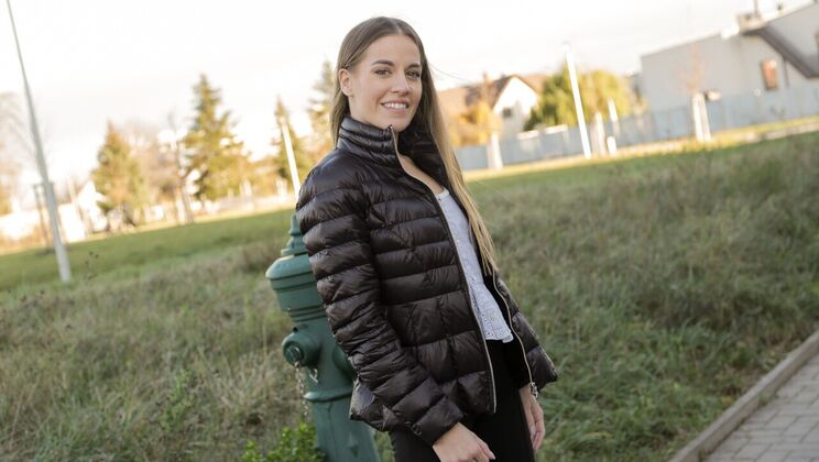 Small Tits Babe Gets Fucked in High Heels after Casino Luck