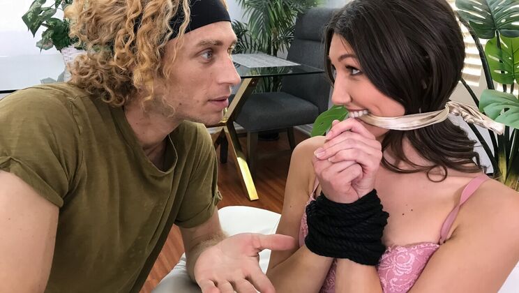 Blonde in Bondage, Brunette in Control