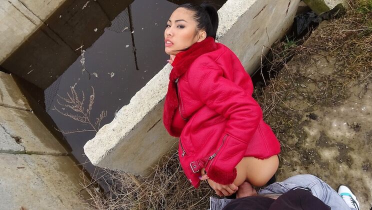 Handjob and Fucking with Big Tits Thai