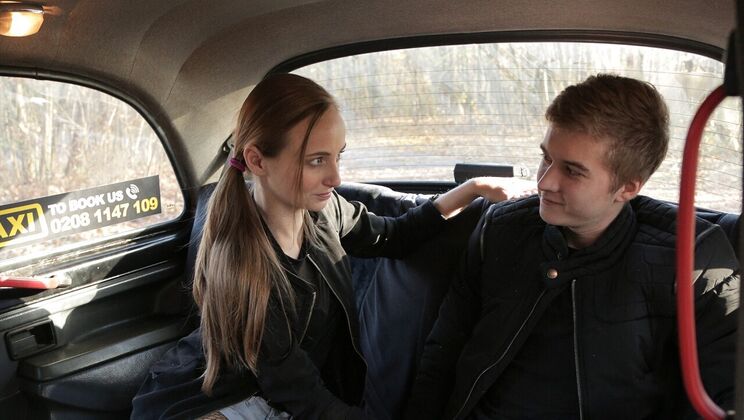 [FemaleFakeTaxi] - Ride Me Hard in Fishnet Stockings - Lady Bug - Logan Lech