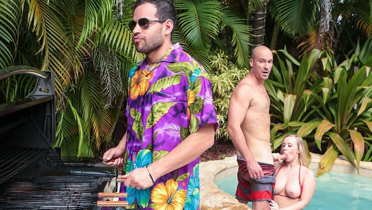 Cowgirl and Doggystyle with Blonde Bailey Brooke