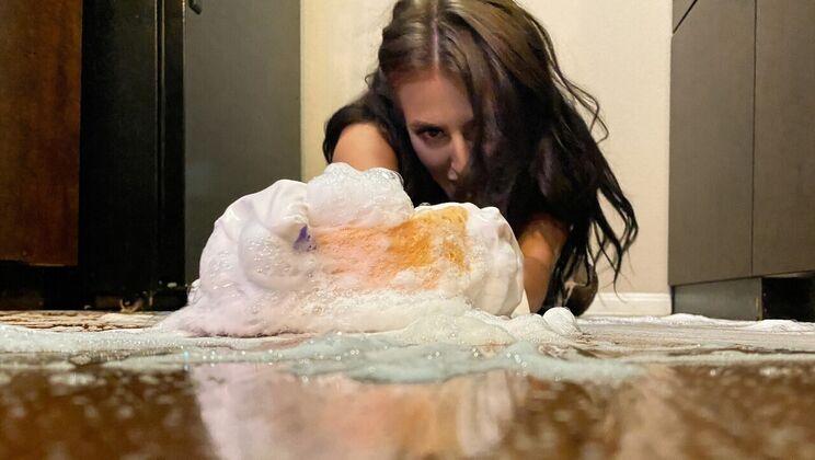 [RKPrime] - Athletic Brunette Maid Fucked Hard