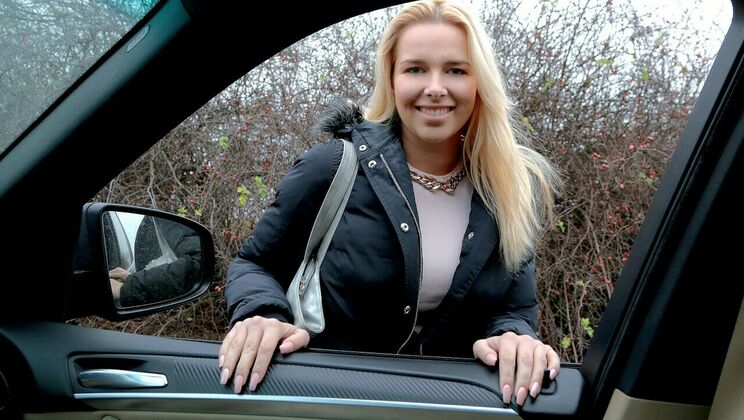 Car Fuck for Blonde Nikky Dream