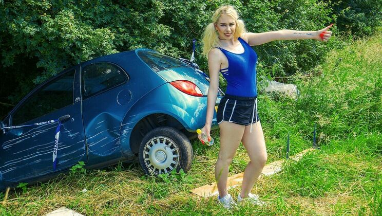 Cowgirl Ride After Blowjob in Auto