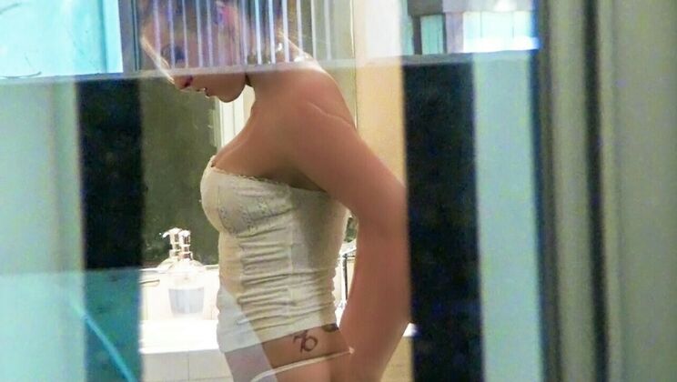 Blonde MILF Athena Angel Gets Fucked Outdoors