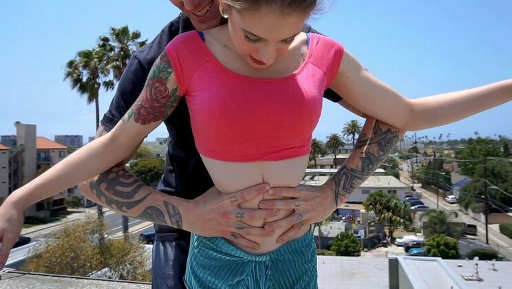 Natural Tits and Medium Tits Get Sexy Outdoors