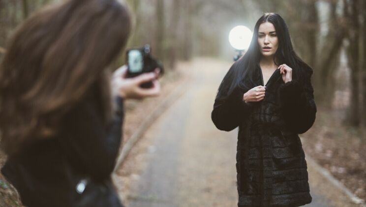 Outdoor Lesbian Pleasure with Teen and High Heels