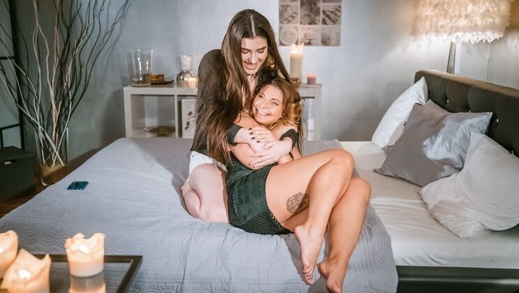 Lesbian Bedroom Fun with Amy and Marry