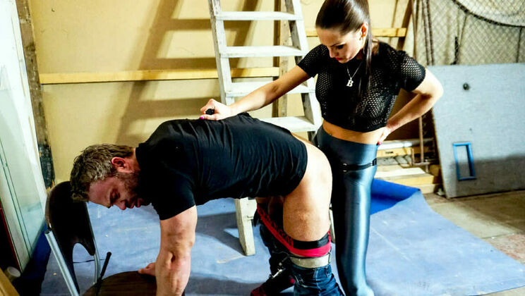 Barbara's Femdom Anal with Strap-on