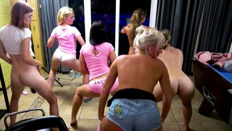 Wild Party with Blonde and Brunette