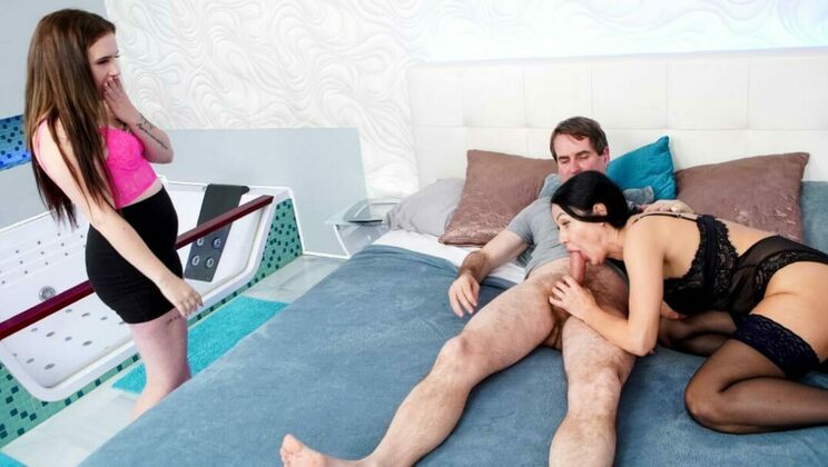 [GrandparentsX] - Peter P's Shaved and Mature Play - Caroline Mann - Peter P - Larissa W