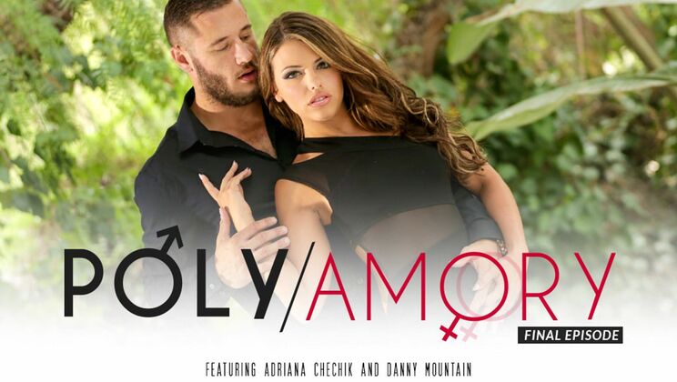 [EroticaX] - Brunette Adriana Chechik and Danny Mountain's Polyamory - Adriana Chechik - Danny Mountain