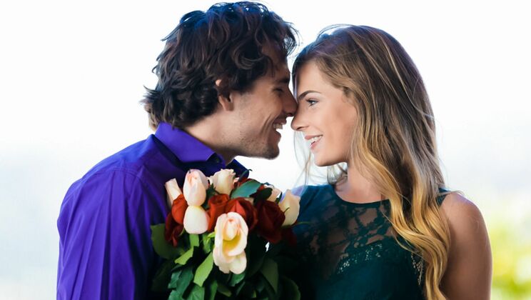 Blonde Gets a Creampie on a Date