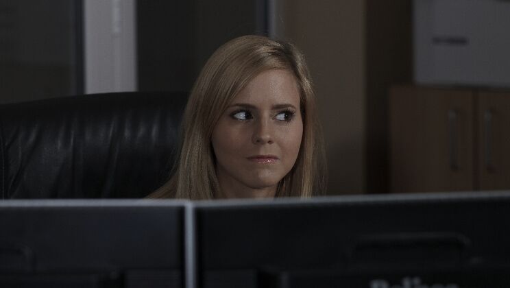 Kandi's Office Blowjob with Old Man Walter