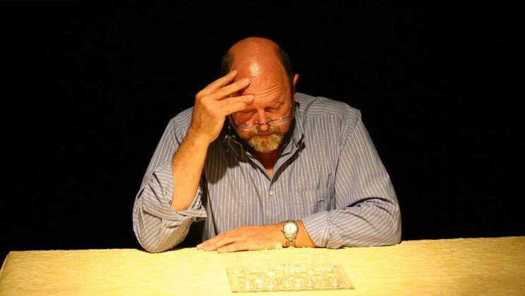 Bikini Babe Sucks Old Man's Balls