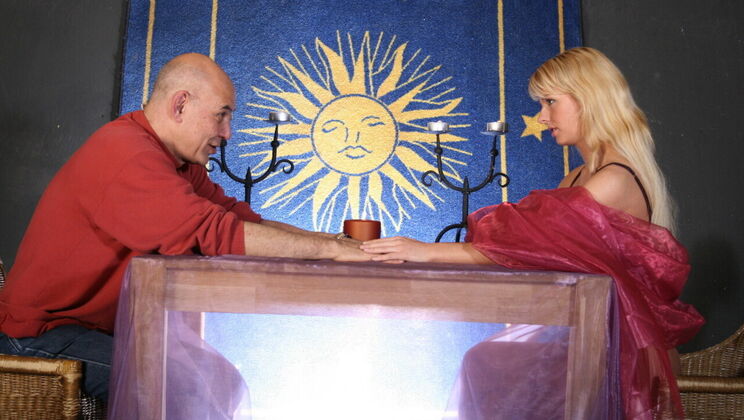 Young Blonde's Doggystyle Sex with Older Man