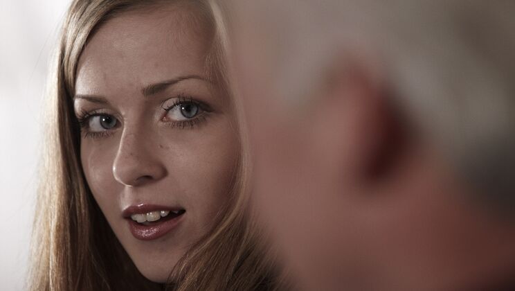 [Oldje] - The Blonde Porn Star's Big Cock Ride