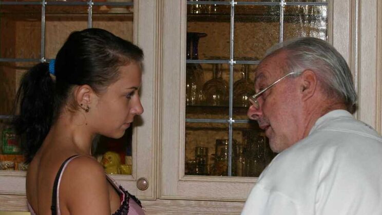 Blowjob and Doggystyle with Brunette Maid