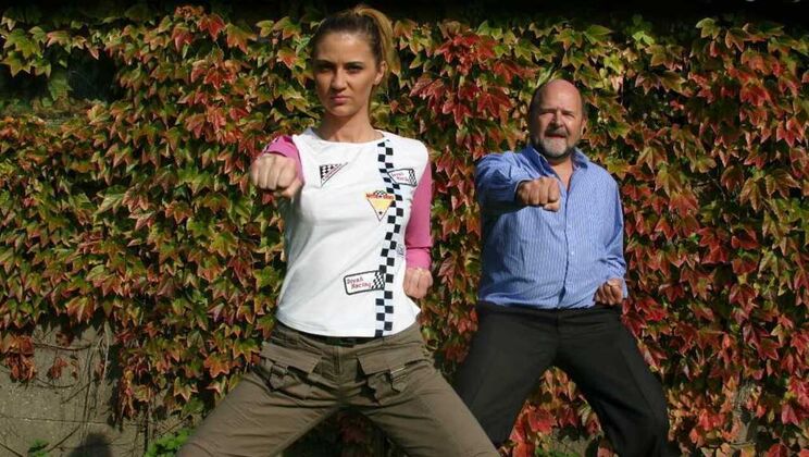 Natural Tits Blonde Rodica in Wild Taekwondo