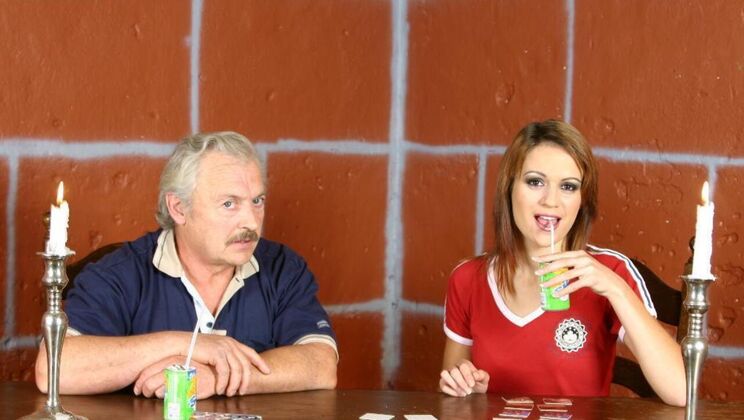 Gustavo Enjoys Ralucka's Deepthroat Skills