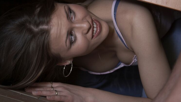 Deepthroat and Cum Swallowing with Old Man