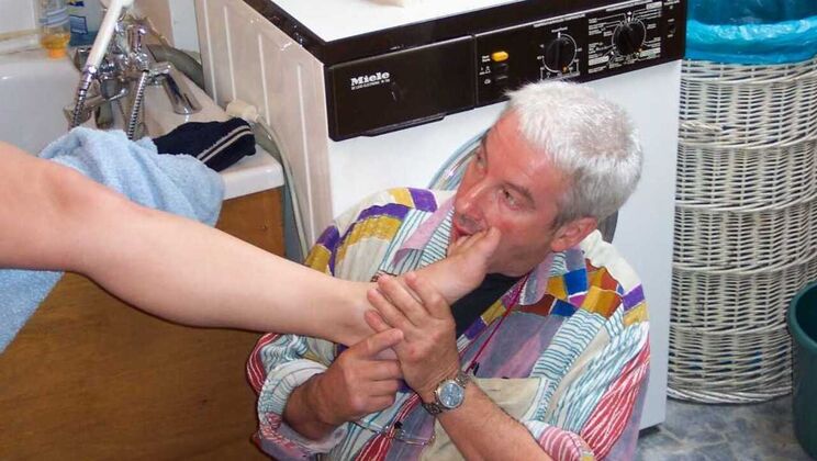 Spying on Blonde in the Bathroom