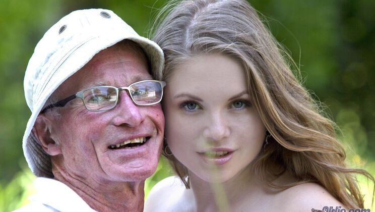 [Oldje] - Young Blonde Gets Fucked Outdoors in Bikini