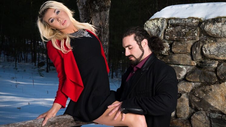 Shemale Rough Sex with Blonde Bombshells