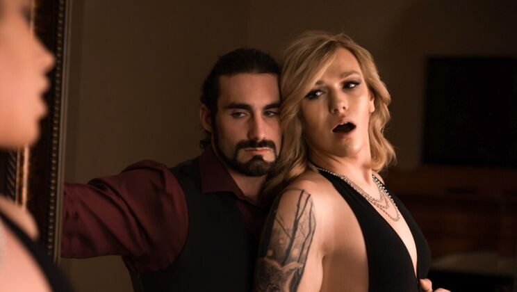 Rough Sex with Blonde Transsexuals - Scene 3