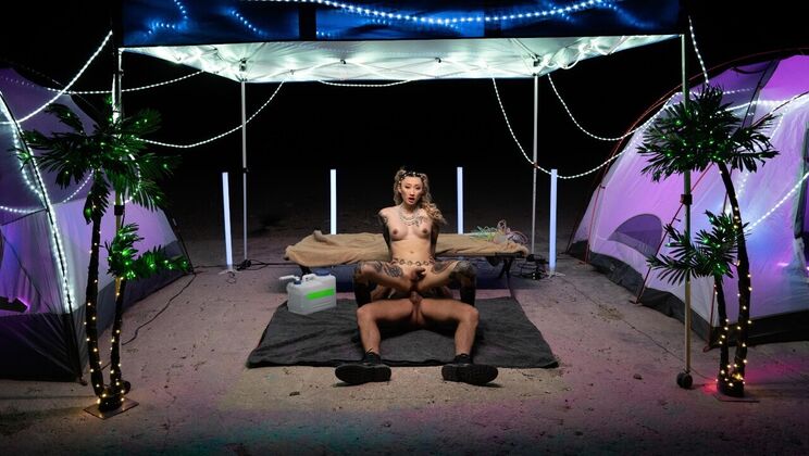 Thong-Wearing Raver Gets Spanked