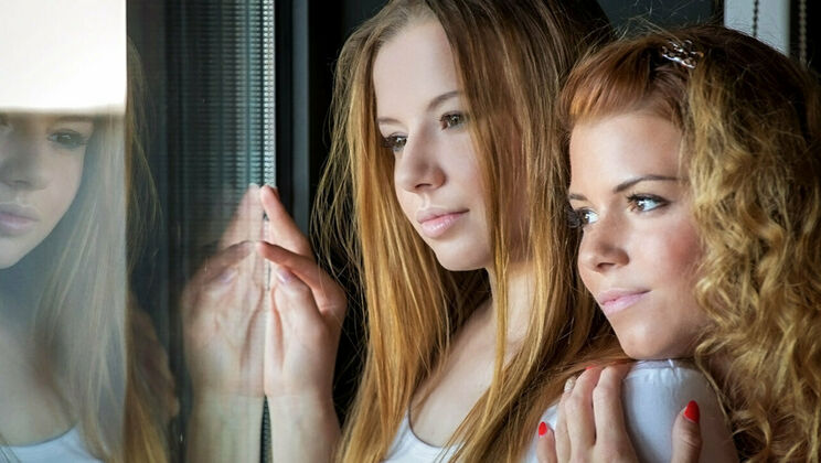 [SexArt] - Close Up Cumshot with Beautiful Brunettes