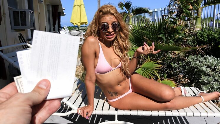 Too Hot To Handle In The Sun With Carmen Caliente