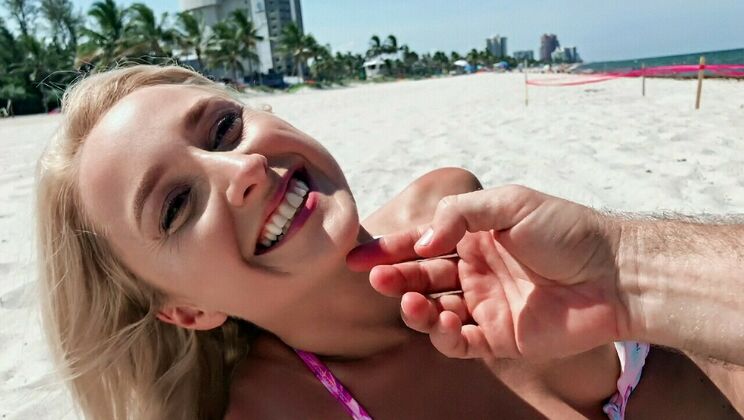 Blonde Wife's Big Cock Surprise