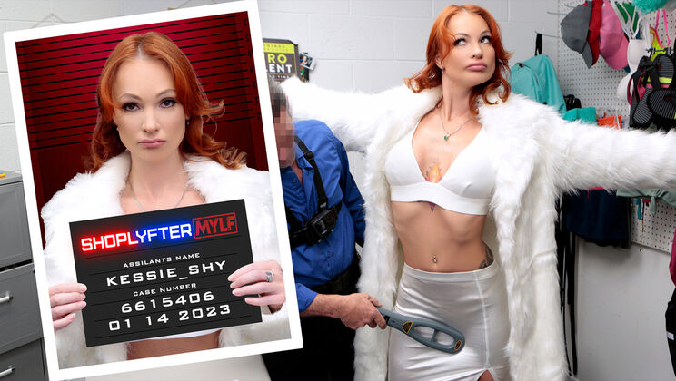 Strip Search Turns into Hot Sex with Redhead MILF