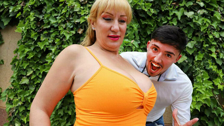 [Grandmams] - Spanish MILF Victoria Cruz Gets Fucked by a Toy Boy