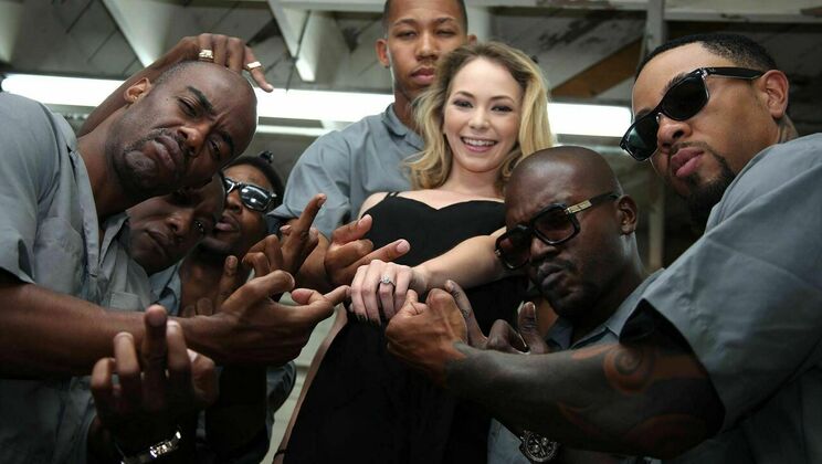 [BlacksonBlondes] - Petite Angel Smalls Takes It All